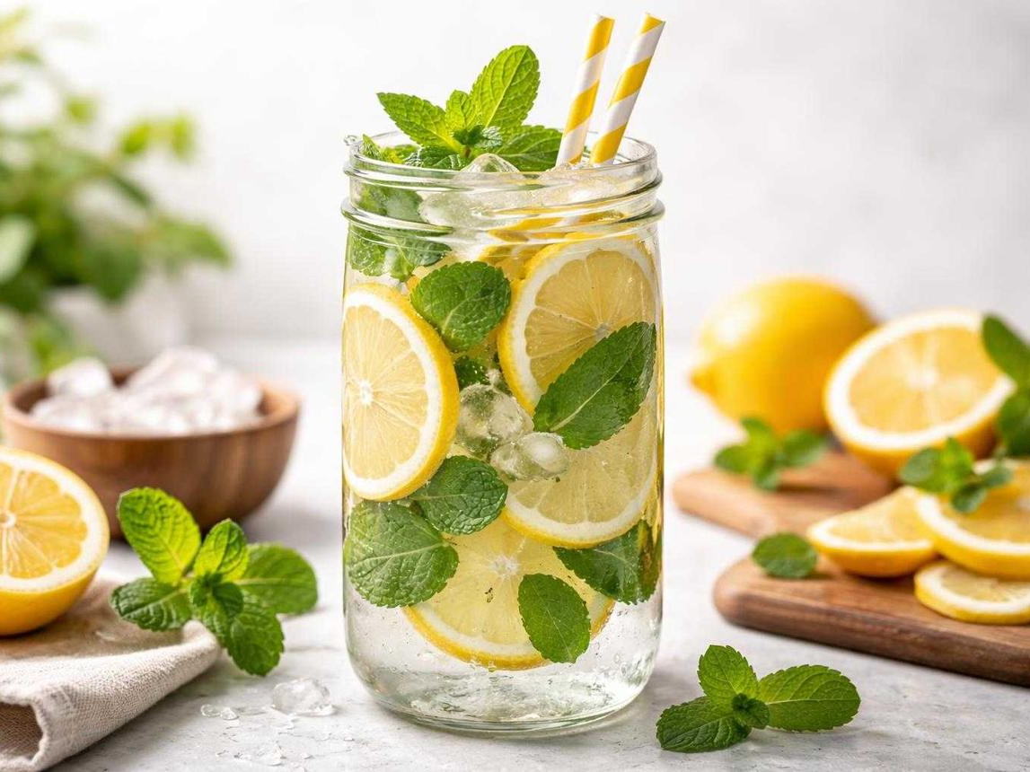 Lemon Mint Detox Water